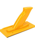 Built Tough As Nails Woodworking Push Block With Rock Solid Grip For Safe Table Saw Router Jointer Operations Heavy Duty ABS Construction In Bright Yellow