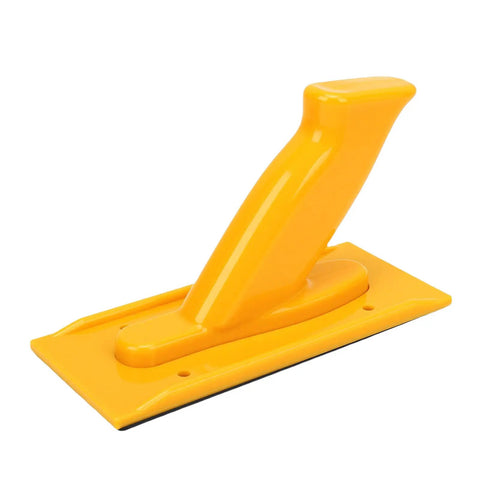 Built Tough As Nails Woodworking Push Block With Rock Solid Grip For Safe Table Saw Router Jointer Operations Heavy Duty ABS Construction In Bright Yellow