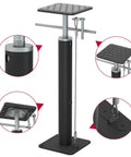 RV Slide Out Support Jacks for Stability and Sag Prevention, Adjustable 19 to 42 Inches, 5000 Lbs Each, Set of 2, Non Marring TPE Pad
