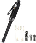 Heavy Duty Pneumatic Grinder With Extended Shaft Cracks Open Stubborn Recesses Like A Gangbuster 22000 Rpm Air Powered Grinding Tool with collet attachments.