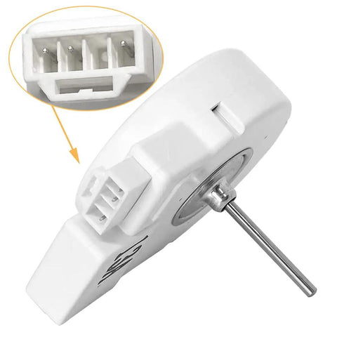 Close-up of Plug-And-Play Drop-In Evaporator Fan Motor Replacement For Samsung Refrigerator BLDC DREP5020LC 2950 RPM DC12V 2.1W