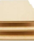 Three sheets of 6 Mm Baltic Birch Plywood 1/4 X 12 X 20 Inch Box Of 25 B/BB Grade Craft Wood for laser CNC cutting and wood burning.