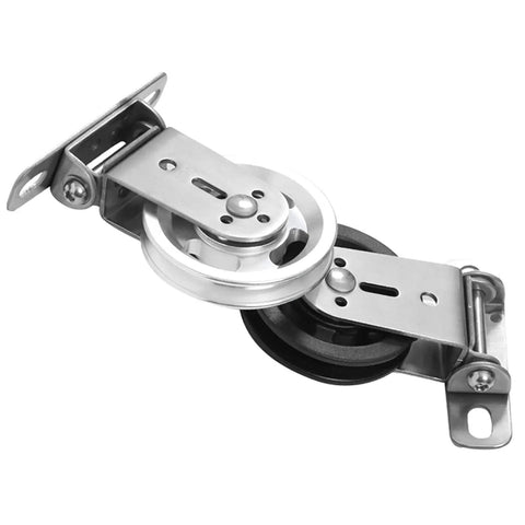 Heavy Duty Gym Pulley System With Wall Mount Single Pulley Block Silent 360 Degree Swivel Wheel Mute Bearing for home gym
