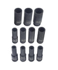 Top Rated 1/2 Inch Drive Socket Set For Impact Wrenches With 11 Piece Metric Hex Kit Made From Heavy Duty Chrome Vanadium Steel Perfect For Tough Jobs And Deep Guts Garage Work. 11-piece metric impact sockets, 10mm to 24mm, chrome vanadium steel