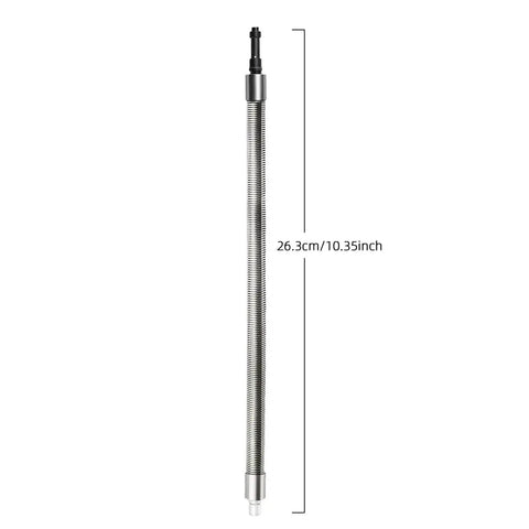 Heavy Duty Built Tough Coffee Machine Milk Tube Replacement, Stainless Steel Coiled Hose, 26.3cm length for Jura WE8 E6 D6 Z8 Z6 Systems.