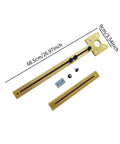 No Sweat Quick Swap Lightweight Alloy Router Circle Cutting Jig And Round Guide Bracket For Cabinet Hardware Jig Fits Edge Trimmer measuring 68.5cm.