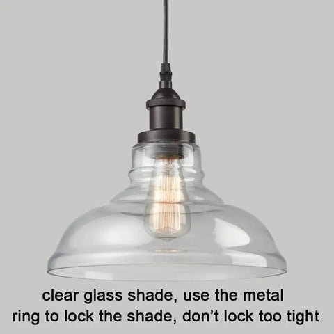 Glass Dome Pendant Light Dimmable Hanging Fixture For Kitchen Island And Dining Areas with oil rubbed bronze finish