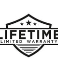Lifetime limited warranty logo for Glass Rinser for Kitchen Sinks That Delivers Quick Rinses With Powerful Water Jets For No Sweat Cleanup.