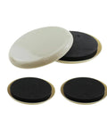 8 Pack Heavy Duty Furniture Sliders Reusable Glide Discs For Chair Couch Table Legs Smooth Carpet Glide Floor Savers with black pads