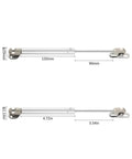 50N Gas Spring Cabinet Door Hinges Featuring Slick Design And Smooth Operator Soft Close Hydraulic Lift Support dimensions and details.