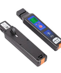 Dual view of All In One Optical Fiber Identifier With 10 mW VFL And 800 To 1700 Nanometers Fiber Detector Live Test Light