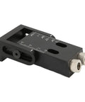 Top Notch Woodworking Punch Locator For 15 Degree Inclined Holes With Precision Joint Angle Positioner showing the tool's measurement scale and drill holes.