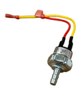 Front view of OEM Air Compressor Pressure Switch N003307SV for Porter Cable and Bostitch, showing wires and metal fitting, 5 inch by 1.083 inch size.