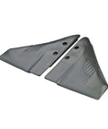 Dual Outboard Dorsal Fin Wing Stingray Hydrofoil Stabilizer for Boats Beefs Up Stability and Handling at High Speed