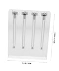 Transmission Oil Viscosity Testing Stand For Auto Maintenance Engine Oil Tester Acrylic Comparator Durable Tool For Precise Viscosity Readings Ideal For Auto Shops And DIY Garages, 3.5 x 4.6 in