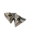 Top Tier Carbide Turning Inserts For Hard Steel Parts 10 Pack TNMG160404R-VF, durable metallic cutting tools, close-up view.