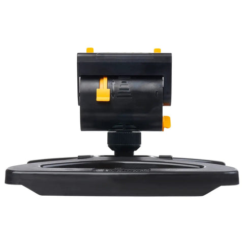 Side view of MiniMax Turbo Oscillator Sprinkler 65131AMZ Delivers Full Coverage Up To 4000 Sq Ft With 4 Way Adjustable Settings And Quick Connect