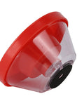 Red Drill Dust Cover And Electric Hammer Debris Guard For Power Tools, compact ABS collector for 4 to 10mm drill bits.