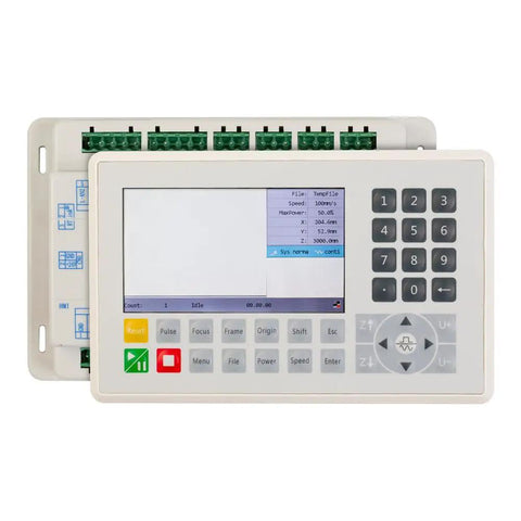 RDC6445S CO2 Laser Controller For Laser Engravers And Cutting Machines USB 2.0 Ethernet Ready Built For Pro Makers Double Head Linkage 4 Axis Motion Control RDC DSP 6445S 6445G Compatible Pro Grade Laser Engraving And Cutting System