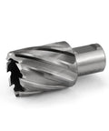 Annular cutter, 1-3/16 in diameter, HSS, 3/4 Weldon shank for magnetic drill press