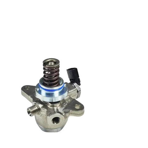 Direct Injection High Pressure Fuel Pump With Beefy Electric Motor Serving Up Straight Shot Fuel Flow For Rock Solid Engine Runs And Hassle Free Swaps With Infiniti Nissan, close-up view of the pump with spring.