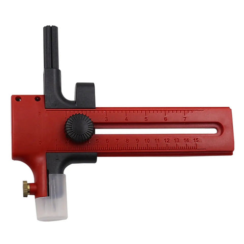 Double-Stage Adjustable Rotary Compass Circle Cutter For Paper Cardboard Vinyl Rubber Leather Crafts Dope Pro Grade Tool