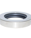 Heavy Duty Double Lip Oil Seal For Rotary Screw Compressor Stainless Steel Construction 100X120X12mm showing stainless steel housing and black interior lip.