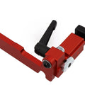 Beefed-Up Heavy Duty T Slot Miter Track 75 Type T-Rail Aluminum Router Fence component in red for stability and precision