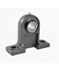 Heavy Duty One Half Inch Bore Pedestal Base Pillow Block Bearing With Set Screw Two Bolt Flanged Housing Industrial Grade Shaft Support