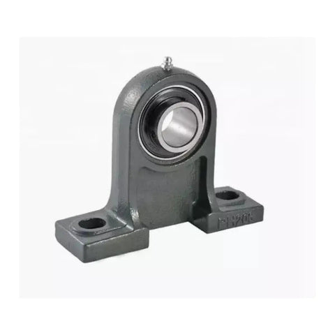 Heavy Duty One Half Inch Bore Pedestal Base Pillow Block Bearing With Set Screw Two Bolt Flanged Housing Industrial Grade Shaft Support