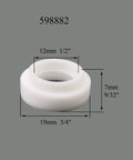 Pro Grade TIG Gas Lens Kit With Collet Body 45V44 And 13N23 back cup 598882 size dimensions detail