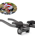 TT Aero Bars For Triathlons And Road Cycling Aluminum Alloy Handlebars With Ergonomic Design and Adjustable Clamp