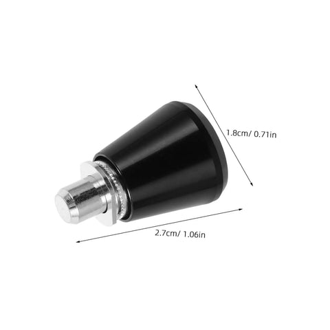 Top Grade 4 Pack Metal Spring Plunger Pins For Industrial Assembly And Machine Units Ensure Smooth Operation With Vibrations To Keep Fitting Secure During Heavy Duty Factory Work Every Time, side view of pin.