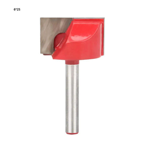 Heavy Duty Tungsten Steel Router Bit With 6mm Shank For CNC Carving Wood MDF PVC Slotting Bottom Cleaner Tool, 6mm shank.