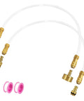 Upgraded 2026 Hydraulic Steering Bleed Kit For Boats, 21.6 Inch System with brass fittings and seal for air-free steering
