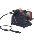 Hot Shot Mini Belt Sander For Jewelry Polishing Abrasive Sanding And Grinding Machine Electric desktop grinder showcasing compact design.