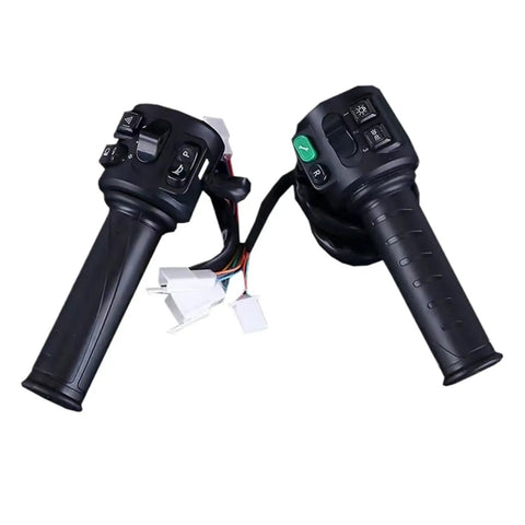 Hella Powerful 5000 Watt Mid Drive Motor Conversion Kit With Fardriver Controller High Torque Setup throttle assembly for e-bikes.