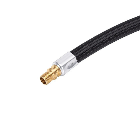 Heavy Duty Tire Inflator Extension Tube Self Locking Air Chuck 30 Cm Flexible Hose Extender brass fitting