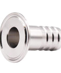 Beduan stainless steel tri-clamp to 1-inch barb sanitary fitting for homebrew, ferrule OD 50.5mm.