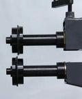 Close-up of Special Bead Roller Kit for RM 36 Rotary Shear Set showing heavy-duty rollers for sheet metal fabrication.