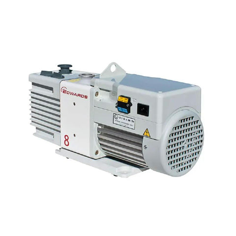 RV8 Rotary Vane Dual-Stage Mechanical Vacuum Pump with Two-Position Gas Ballast and Inlet Valve for Anti-Suckback Protection