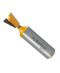 Hella Sharp Top Shelf 14 Degree Dovetail Router Bit With One Half Inch Shank and precise cutting depth, tungsten carbide tipped.