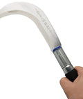 Multipurpose Gardening Sickle With Manganese Steel Blade And Stainless Steel Handle Black Rubber Grip For Cutting Grass Vines Branches Weeds Edging Lawns And Underbrush
