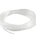 Flexible 1/8 Inch OD Pneumatic Tubing For Air Lines And Fluid Transfer, Clear Nylon Hose For Air Brakes, Compressors, 32.8 Ft