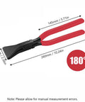 Three Piece Sheet Metal Bender Pliers Set For Roofing And HVAC Ductwork, Carbon Steel Hand Seamer Pliers With 180 Degree Angle