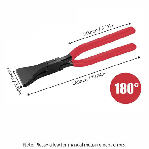 Three Piece Sheet Metal Bender Pliers Set For Roofing And HVAC Ductwork, Carbon Steel Hand Seamer Pliers With 180 Degree Angle