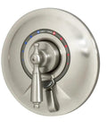 Wall Mounted Shower Trim Kit In Satin Nickel Finish With Solid Metal Construction No Fuss Includes Faceplate Lever Handle Screws And Diverter Handle Compatible With Temptrol Valve Valve Not Included