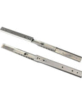 Two Pack 200mm Three Section Full Extension Drawer Slides featuring smooth gliding and heavy duty storage solutions.