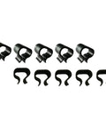 Outdoor Wicker Furniture Clips Set 10 Pcs Black Large And Small Rattan Sofa Fasteners For Patio Sectional Chairs Easy Install Clamps
