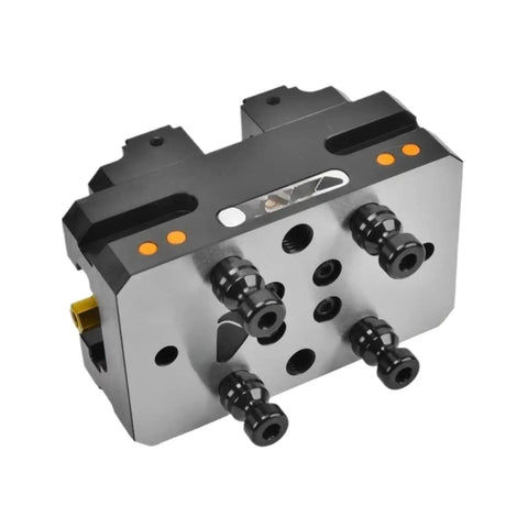 Shop Floor Ready Self Centering Vise Built Like An Ironclad Workhorse With 5 Axis Precision And Grippy Round Pipe Holds for CNC machining support.